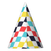 カーニバルダカラフルイヤモンド誕生日 パーティーハット (裏面)