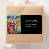 カーニバルダンスベネチアンマスカレードボール ラベル (インサイチュ)