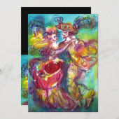 カーニバルダンスベネチアンマスカレードボール 案内状 (正面/裏面)