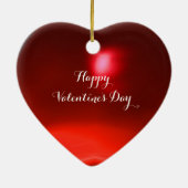 カーニバルダンスレッドルビーハート セラミックオーナメント (裏面)