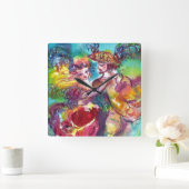 カーニバルダンスヴェネツィア仮装舞踏会 スクエア壁時計 (ホーム)