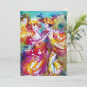 カーニバルダンス2鮮やか、ピンク色 案内状 (スタンド正面)