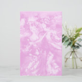 カーニバルダンス2，ソフトアンティークピンク 便箋 (スタンド正面)