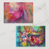 カーニバルダンス/ベネチアンマスカレードボール 名刺 (正面/裏面)