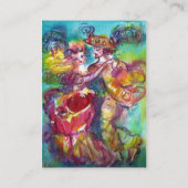 カーニバルダンス/ベネチアンマスカレードボール 名刺 (裏面)