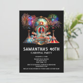 カーニバルテントリングマスター夜花火大会フェスティバル 招待状 (スタンド正面)