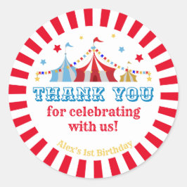 カーニバルテーマパーティー ラウンドシール