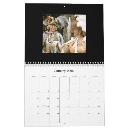 カーニバルディヴェネツィアII カレンダー (1月 2026)