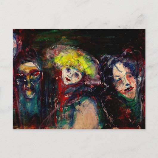 カーニバルナイトインヴェネツィアヴェネツィアヴェネツィアマスカレードマスク ポストカード (正面)