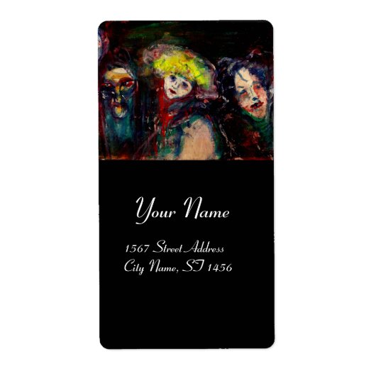 カーニバルナイトインヴェネツィアヴェネツィアヴェネツィアマスカレードマスク ラベル (正面)