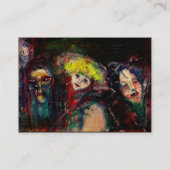 カーニバルナイトインヴェネツィアヴェネツィアヴェネツィアマスカレードマスク 名刺 (裏面)