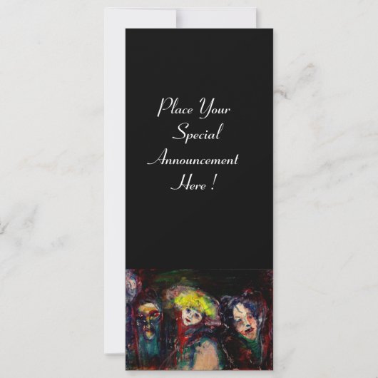 カーニバルナイトインヴェネツィアヴェネツィアヴェネツィアマスカレードマスク 招待状 (裏面)