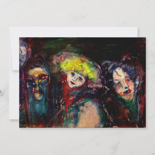 カーニバルナイトインヴェネツィアヴェネツィアヴェネツィアマスカレードマスク 案内状 (正面)