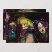 カーニバルナイトインヴェネツィアヴェネツィアヴェネツィアマスカレードマスク 案内状 (正面/裏面)