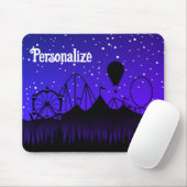 カーニバルナイトサマーフェア乗りブラックブルー マウスパッド (マウス)
