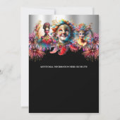 カーニバルナイトサーカス花火の仮面 招待状 (裏面)