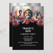 カーニバルナイトサーカス花火の仮面 招待状 (正面/裏面)