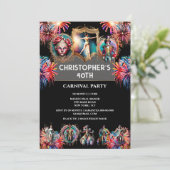 カーニバルナイトサーカス花火フェスティバルパフォーマー 招待状 (スタンド正面)