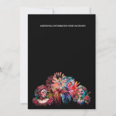 カーニバルナイトサーカス花火フェスティバルパフォーマー 招待状 (裏面)