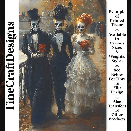 カーニバルノワールスカルマスクアクターBK2デクページ 薄葉紙