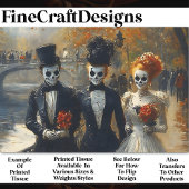 カーニバルノワールスカルマスクアクターBK3デクページ 薄葉紙