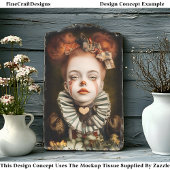 カーニバルノワール回路かわいいピエロ女の子CN3デクページ 薄葉紙