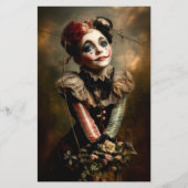 カーニバルノワール回路かわいい女の子CN4スクラップブック紙 (正面)