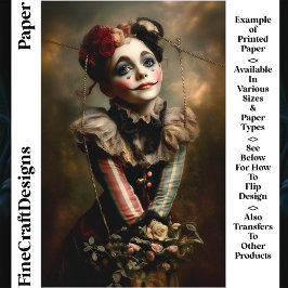 カーニバルノワール回路かわいい女の子CN4スクラップブック紙