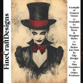 カーニバルノワール姿、顔メイクアップCG1デコページ 薄葉紙