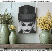 カーニバルノワール姿、顔メイクアップCG1Bデコページ 薄葉紙