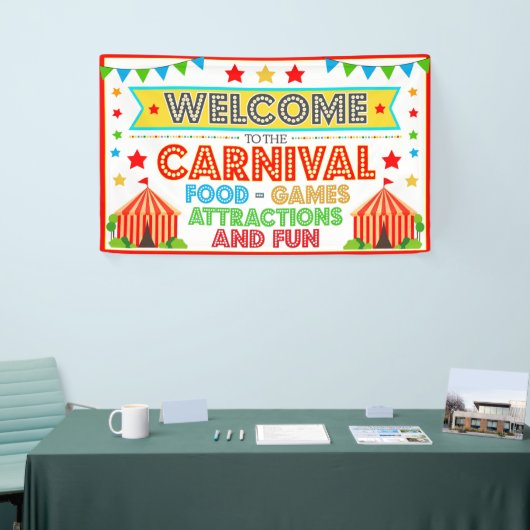 カーニバルバナーへようこそ 横断幕 (トレードショー)