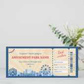 カーニバルパーク贈与証 招待状 (スタンド正面)