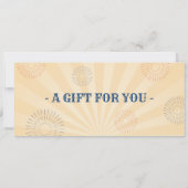 カーニバルパーク贈与証 招待状 (裏面)