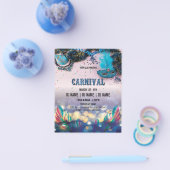 カーニバルパーティーフライヤー チラシ (シングル)