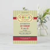 カーニバルパーティーフライヤー 招待状 (スタンド正面)