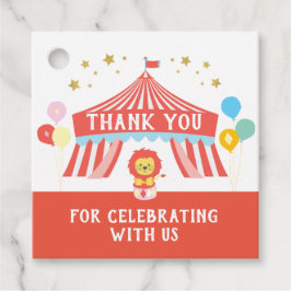 カーニバルパーティーラベル、サーカス フェイバータグ