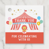 カーニバルパーティーラベル、サーカス フェイバータグ (正面)