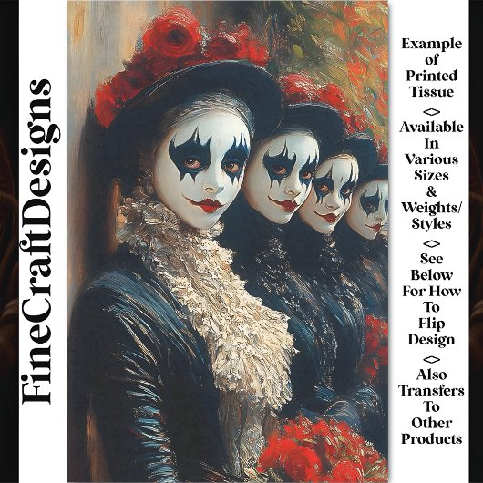 カーニバルビクトリアンノワールMIMEウィメンズBJ5デコページ 薄葉紙