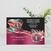 カーニバルファンタジーレディースバラ羽ブルゴーニュ 招待状 (スタンド正面)