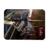 カーニバルフェアメリー回転木馬ゴーローンホース マグネット (横)