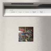 カーニバルフェアメリー回転木馬ゴーローンホース マグネット (インサイチュ (食洗機))