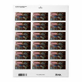 カーニバルフェアメリー回転木馬ゴーローンホース ラベル (フルシート)