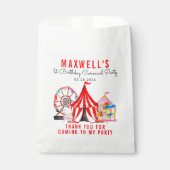 カーニバルフェスティバルサーカスショーサンキューユー誕生日 フェイバーバッグ (正面)