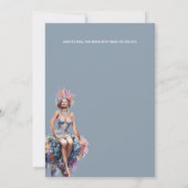 カーニバルフェスティバルパレードlgbtqゲイプライドパーティー 招待状 (裏面)