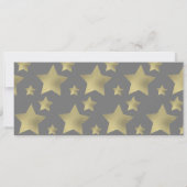 カーニバルフェリスホイール誕生日チケットパーティーグレー 招待状 (裏面)