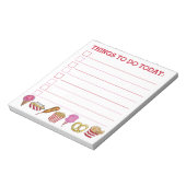 カーニバルフードナチョスコットンキャンディポップコーンプレッツェル ノートパッド (回転)