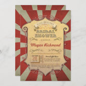 カーニバルブライダルシャワー招待状 招待状 (正面/裏面)