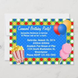 カーニバルブライトライトカスタム招待状 招待状