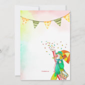 カーニバルプロム 招待状 (裏面)