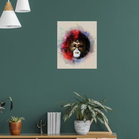 カーニバルベネチアンマスク ポスター (リビング1)